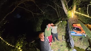 Wild Camping & Paddleboarding the River Thames (Hammocks, Jumps & Chaos