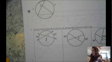 Geometry Unit 9 Lesson 7 (Circles - angles created by chords)