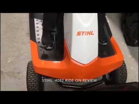 Stihl 4082 Ride on tractor review at Fraser C Robb Scotland
