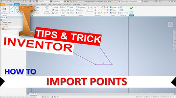 Inventor How To Import Points