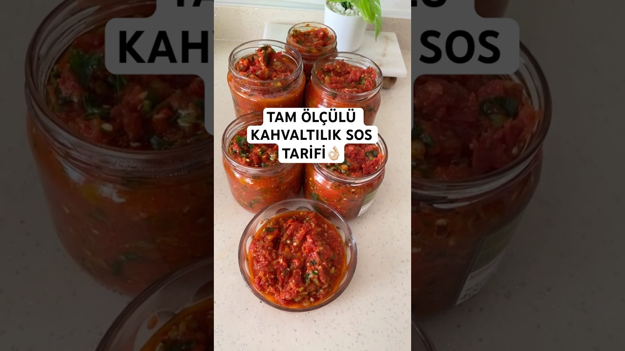 ‼️BU SOS FAVORİNİZ OLACAK👌🏼TAM ÖLÇÜLÜ KAHVALTILIK SOS TARİFİ/Kışlık tarifler/Sos tarifleri/Mezeler ‼️BU SOS FAVORİNİZ OLACAK👌🏼TAM ÖLÇÜLÜ KAHVALTILIK SOS TARİFİ/Kışlık tarifler/Sos tarifleri/Mezeler