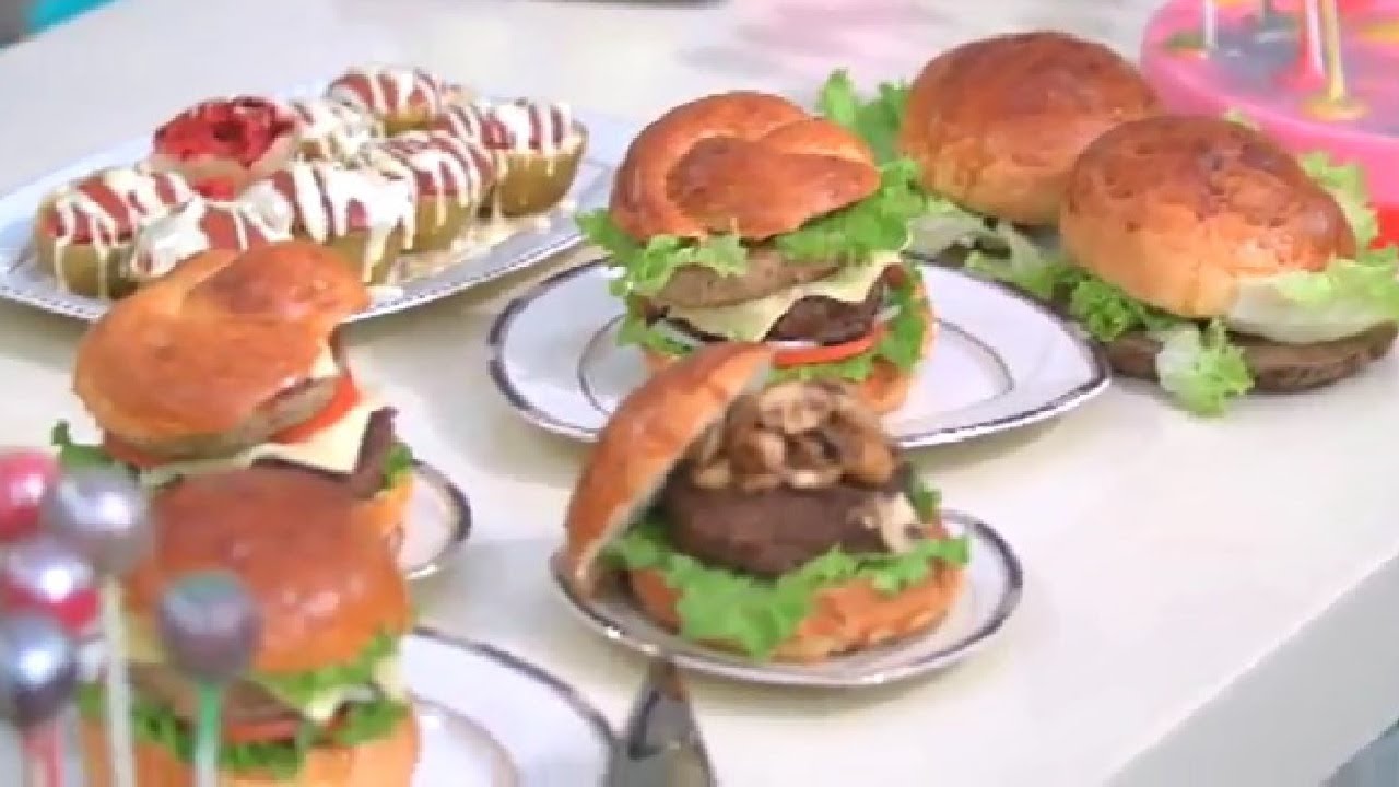 المطعم مع الشيف محمد حامد | خبز البرجر - برجر الدجاج - برجر اللحمة - آبل كب - تسليم الجائزة التاسعة