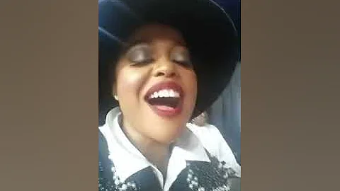 Lady Audrey DuBois Harris Old School Singing Durin...