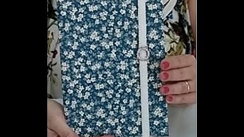 #02 - Forração em caderno com tecido