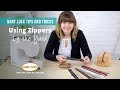 How to Use Zippers By the Yard
