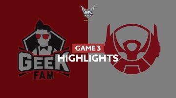 Game Highlight | Geek Fam VS Bigetron Alpha | MPL ID S6 Week 4 Day 2 | Game 3