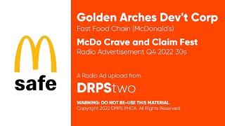 McDo Crave and Claim Fest Radio Ad Q4 2022 30s screenshot 4