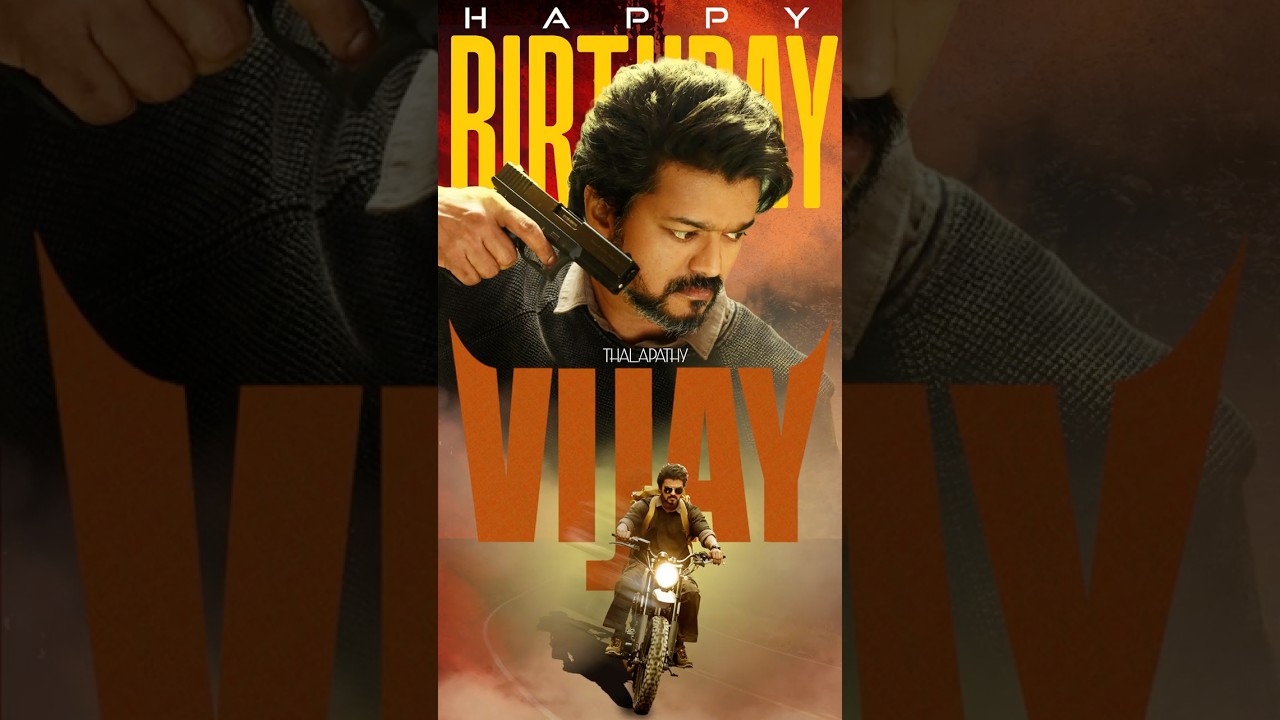 Happy Birthday Thalapathy Vijay 😎🔥