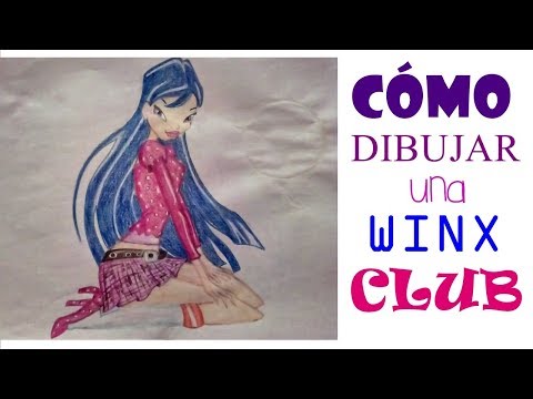 Video: Cómo Dibujar Winx En Etapas Con Un Lápiz