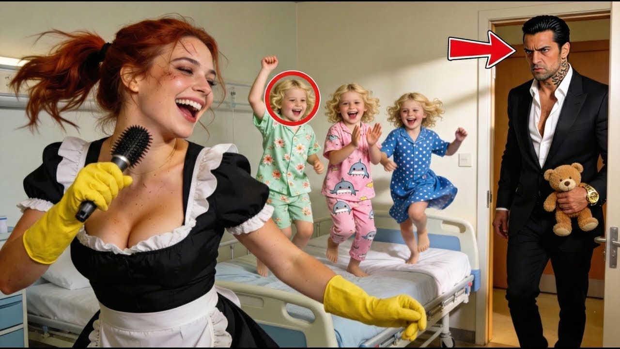 Los Trillizos del Jefe de la Mafia Morían — Hasta Que la Nueva Sirvienta Lo Cambió Todo