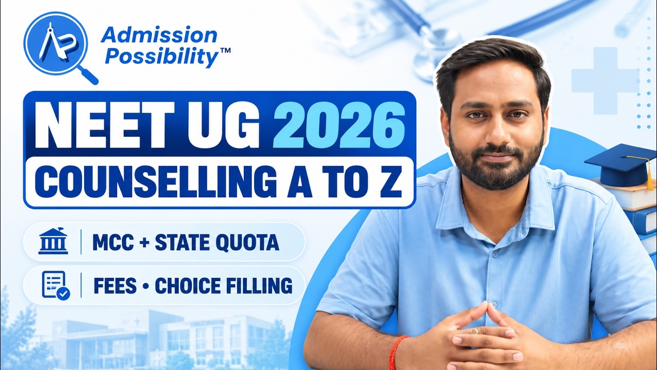 NEET 2026 Counselling: Step-by-Step Complete Process  🔥 | MCC, State Quota, Fees & Choice Filling