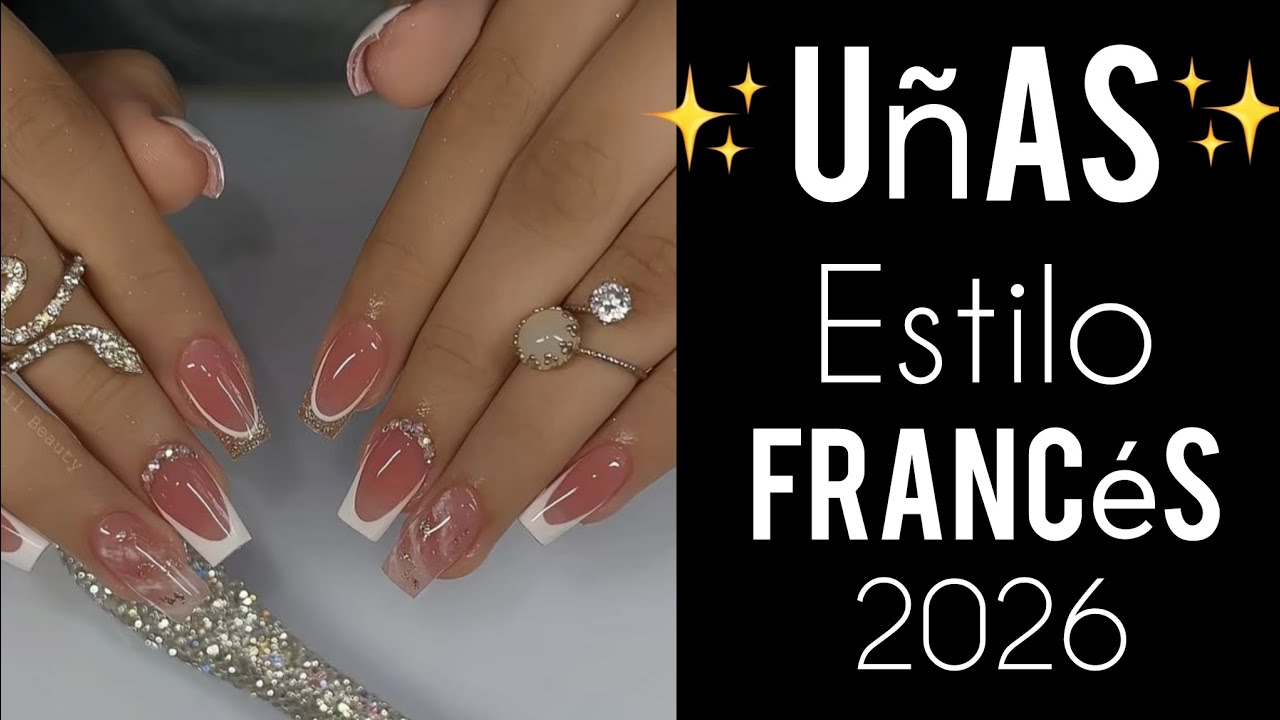 DISEÑOS DE UÑAS ESTILO FRANCES 2026 #UÑASFRANCES #UÑASDECORADAS #uñasdemoda #UÑAS2025 #UÑASLINDAS 