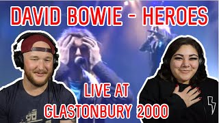 RIP David Bowie! | 'Heroes' | Live at Glastonbury 2000 | Reaction/Review