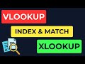 Excel VLOOKUP vs XLOOKUP vs INDEX &amp; MATCH: A Simple Comparison
