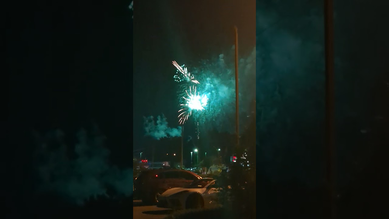 Kingsport Funfest fireworks.  Sample of them.