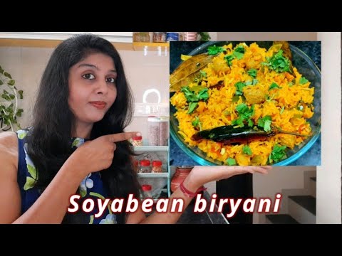 Soyabean Biryani| Soya Chunks Pulao| सोयाबीन की टेस्टी और आसान बिरयानी बनाने का तरीक़ा |Soya Biryani @KTBsKITCHEN