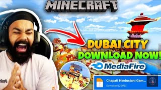 How To Download Chapati Hindustani Gamer World | In  Minecraft For Free | With No Lag !