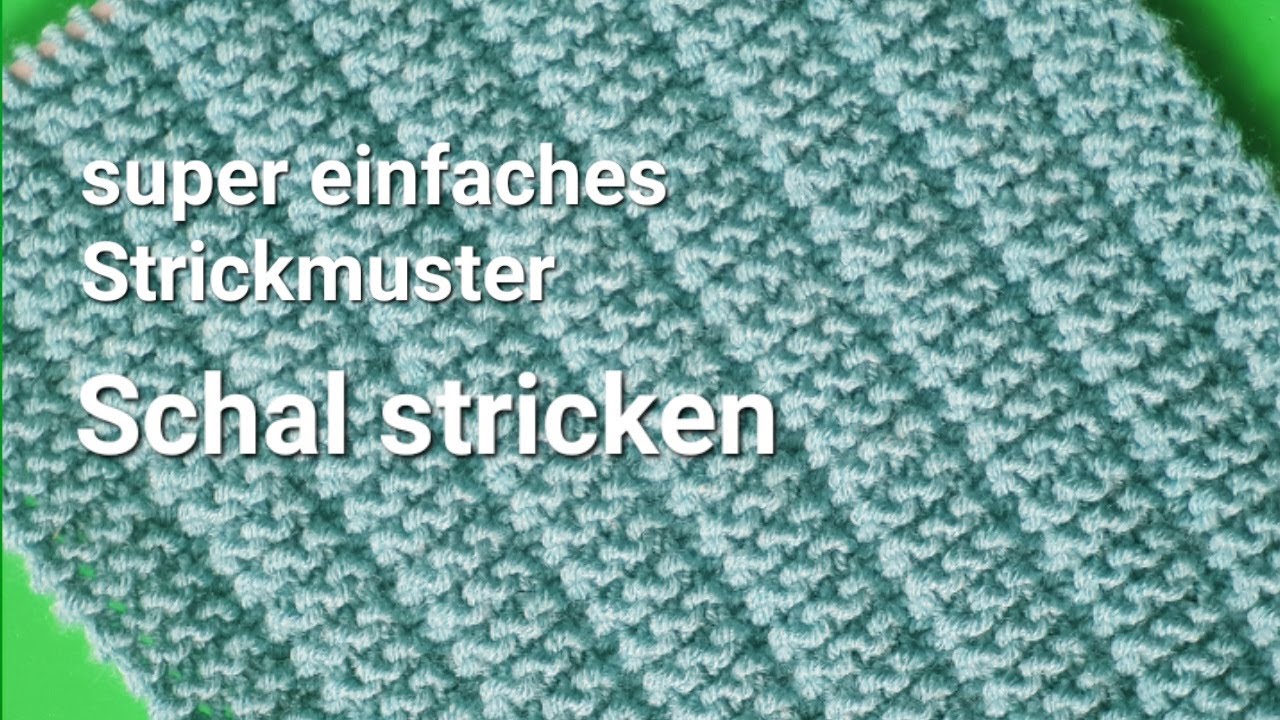 Strickmuster, für Schal, Stola,...