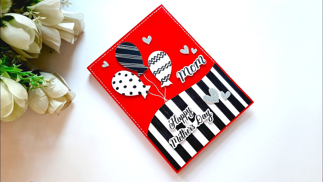 Beautiful Handmade Card for Mother's Day | Greeting card for Mother's Day | Tutorial