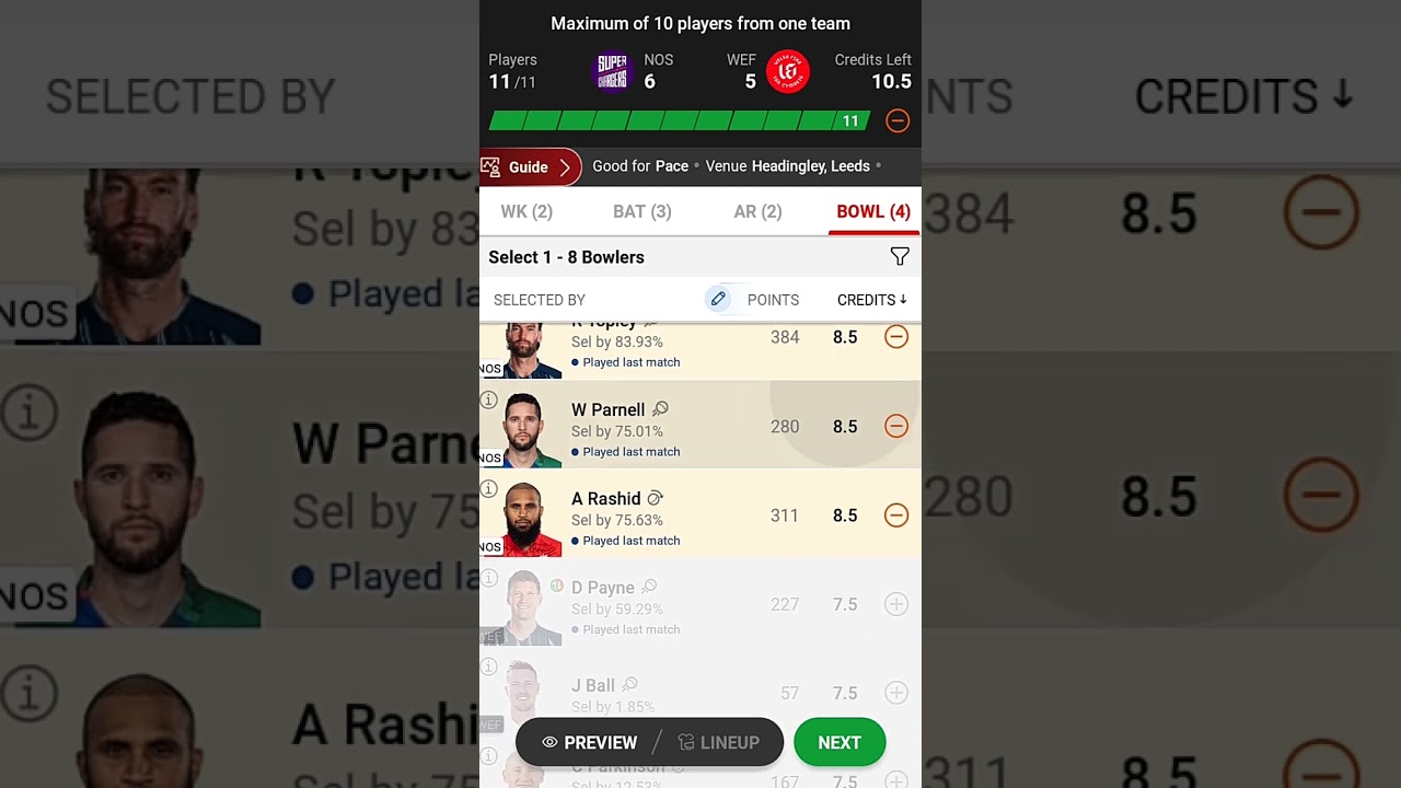 NOS vs WEF Dream11 Prediction | The Hundred | Fantasy Sports | Pick Up Fast