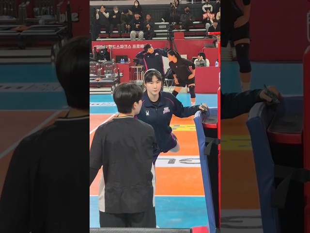 흥국생명 김다솔 워밍업 직캠#대전#대전충무체육관#흥국생명#핑크스파이더스#김다솔#미녀세터#우승멤버#워밍업#직캠#Lauv#All 4 nothing