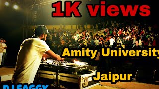 DJ SAGGY Live at Amity University | DJ War | 2nd Runner up