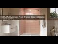 Kohler - Statement Slow Close Pivot Shower Door Installation Video