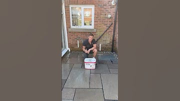 How to grout your patio! #landscaping #patio #diy #patiomakeover #landscaper #grouting #grout