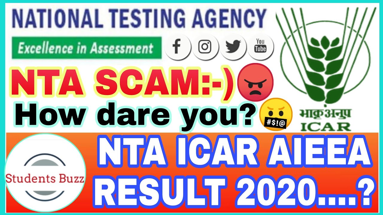 NTA ICAR 2020 UPDATES | ICAR RESULT 2020 KAB AAYEGA....??? ICAR FINAL ANSWER KEY🧐 ICAR 2020 RESULT😠