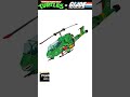 Teenage Mutant Ninja Turtles x G.I. Joe Mobile Strike Force Turtle-fly Copter SHORT