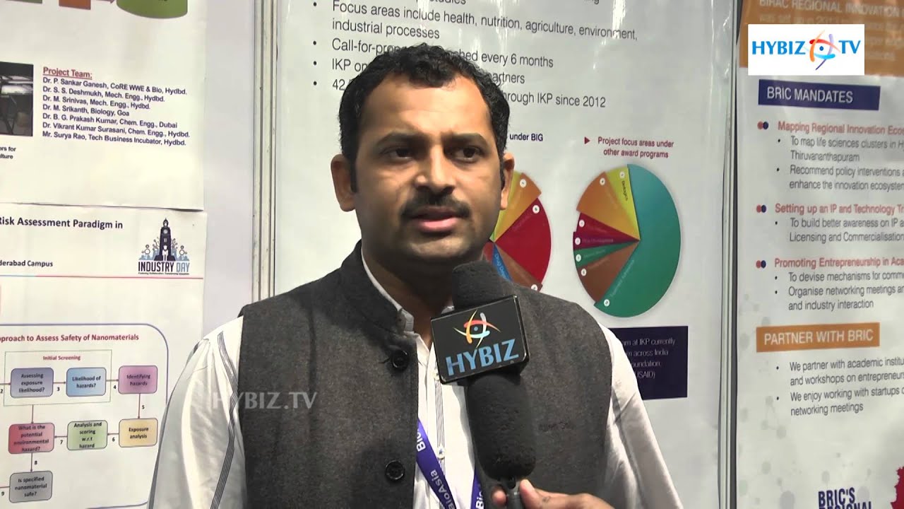 Ramjee Pallela IKP Knowledge Park - BioAsia 2016 : hybiz.tv