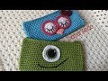 مقلمة كروشيه / مقلمة بخيط المكرمية الفرنساوى  How to crochet pencil case