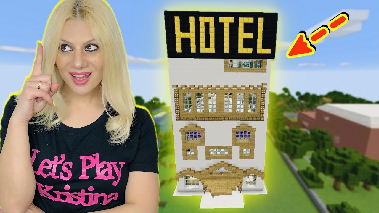 ΤΕΛΙΩΣΑ ΤΟ ΞΕΝΟΔΟΧΕΙΟ **ΠΩΣ ΒΓΗΚΕ** NOOBAKI MINECRAFT LET'S PLAY KRISTINA 