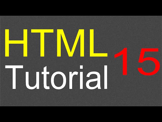 HTML Tutorial for Beginners - 15 - Number input box