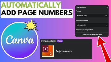 How To Automatically Add Page Numbers in Canva - Full Guide