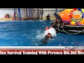 Sea survival practicals with perenco rio del rey