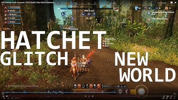 New World Hatchet Glitch - HUGE Damage - Please Fix New World Hatchet - Damage while Dodging