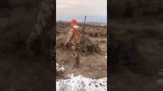 Lucky hunter tags first muley!