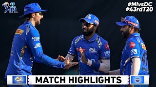 Mumbai Indians Vs Delhi Capitals Match 43rd IPL Full Highlights 2024 | DC Vs MI IPL Full Highlights