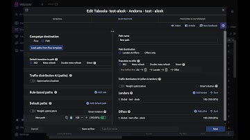 Voluum Tutorial (2025). How to Create Voluum Tracking Campaign(Traffic Source+Offer+Landing Page)