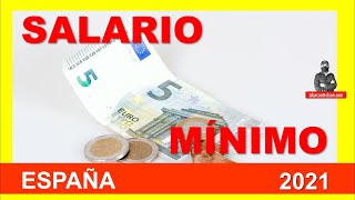 ¿Cuál es el salario mínimo diario en España 2021?