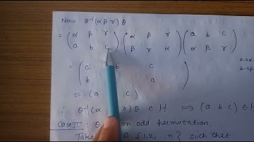Simplicity of Alternating Group for n≥5