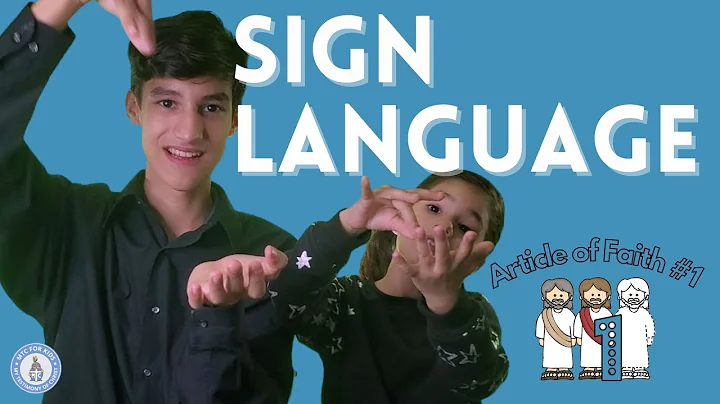 Article of Faith #1 | Use Sign Language to help you Memorize it: LDS Primary Children