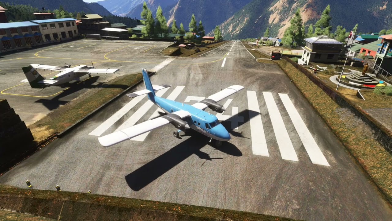 MSFS 2024 - LUKLA Platzrunde - De Havilland DHC6 (Twin Otter)