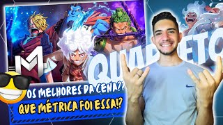 Luffy, Zoro, Sanji & Jinbe (One Piece) - Quarteto Monstro | M4rkim [ Gui na Reação ] 🔵😱🤯