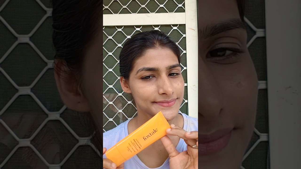 Sunprotection FoxtaleGlow Sunscreenreview 