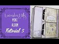 Tutorial 510  lavender hills  mini album  kit available  craft o clock