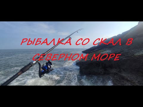 РЫБАЛКА В СЕВЕРНОМ МОРЕ СО СКАЛЫ В ШОТЛАНДИИ -ОТДЫХ -КРАСИВЫЕ ВИДЫ -НЕМНОГО РЫБЫ