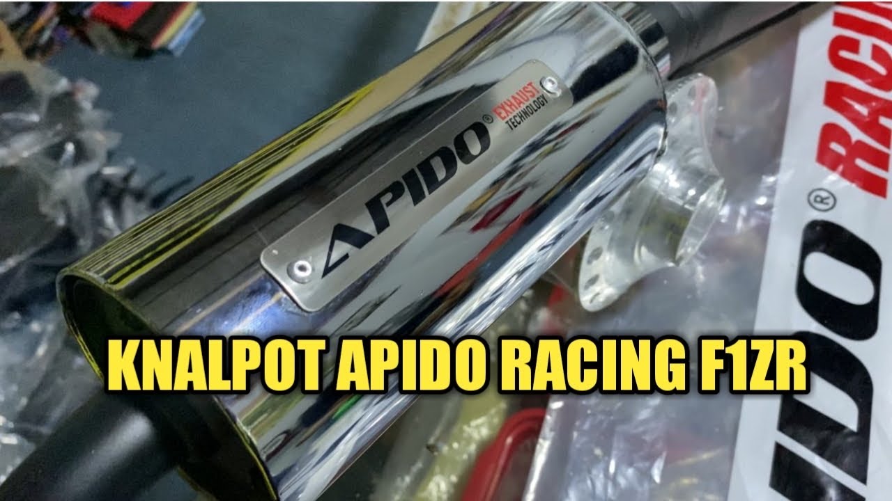 KNALPOT APIDO F1ZR FIZR SEPERTI AHM KAH?? APIDO RACING EXHAUST MADE IN MALAYSIA