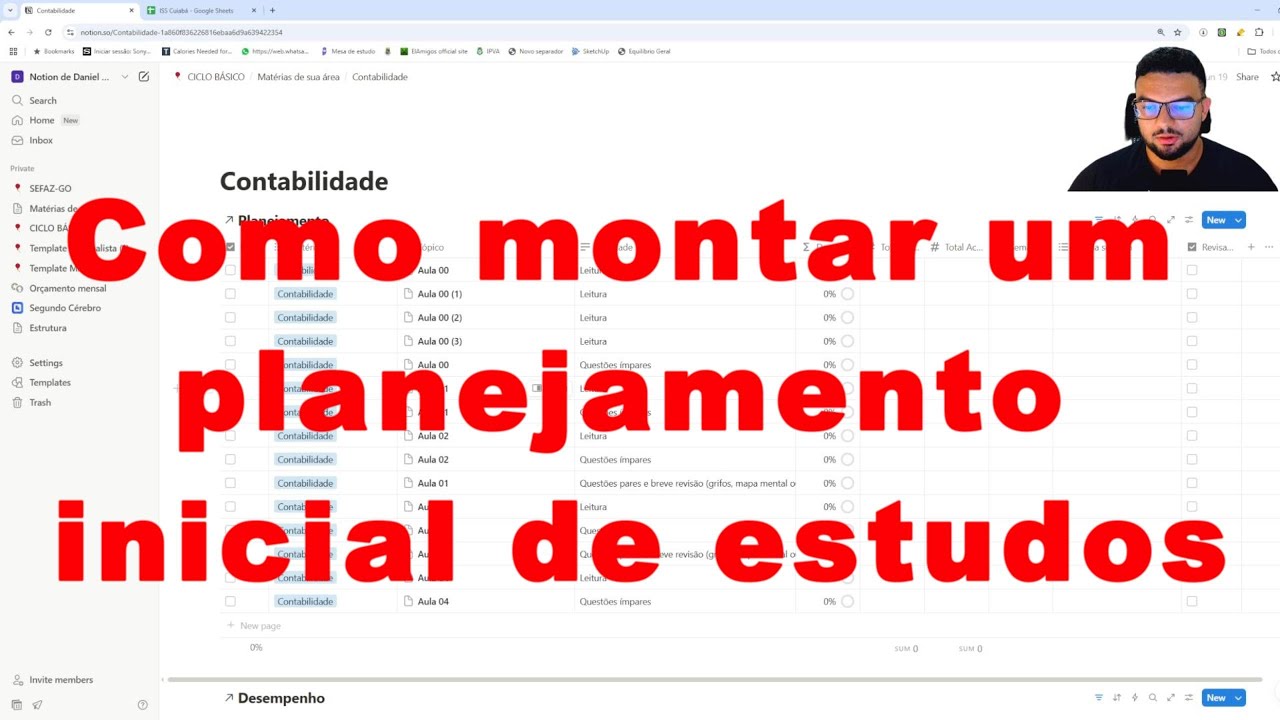 Como montar um planejamento incial - YouTube